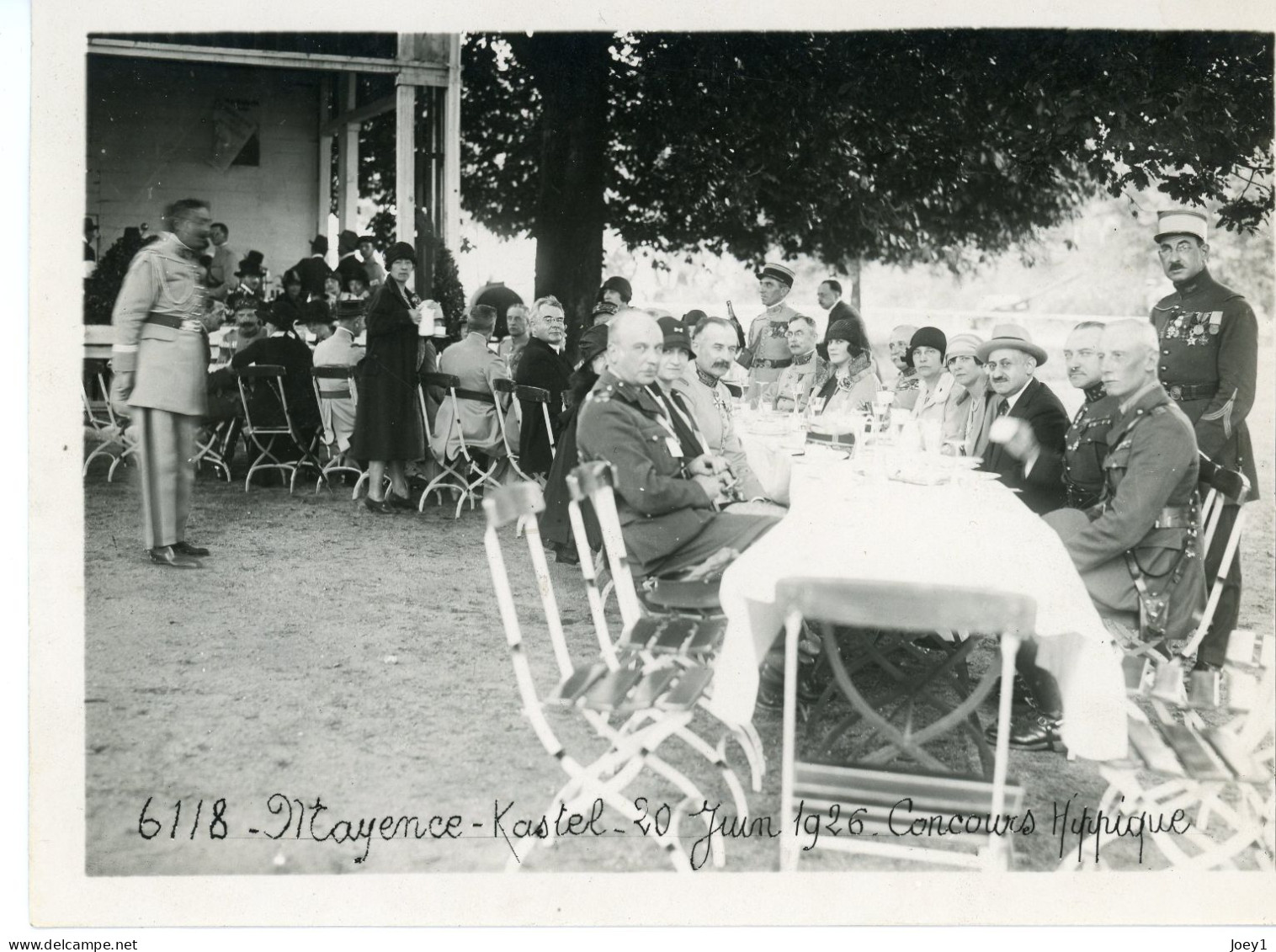 Photo Mayence, Kastel, Concours Hippique, Occupation Des Troupes Françaises En 1926,format 13/18 - Krieg, Militär