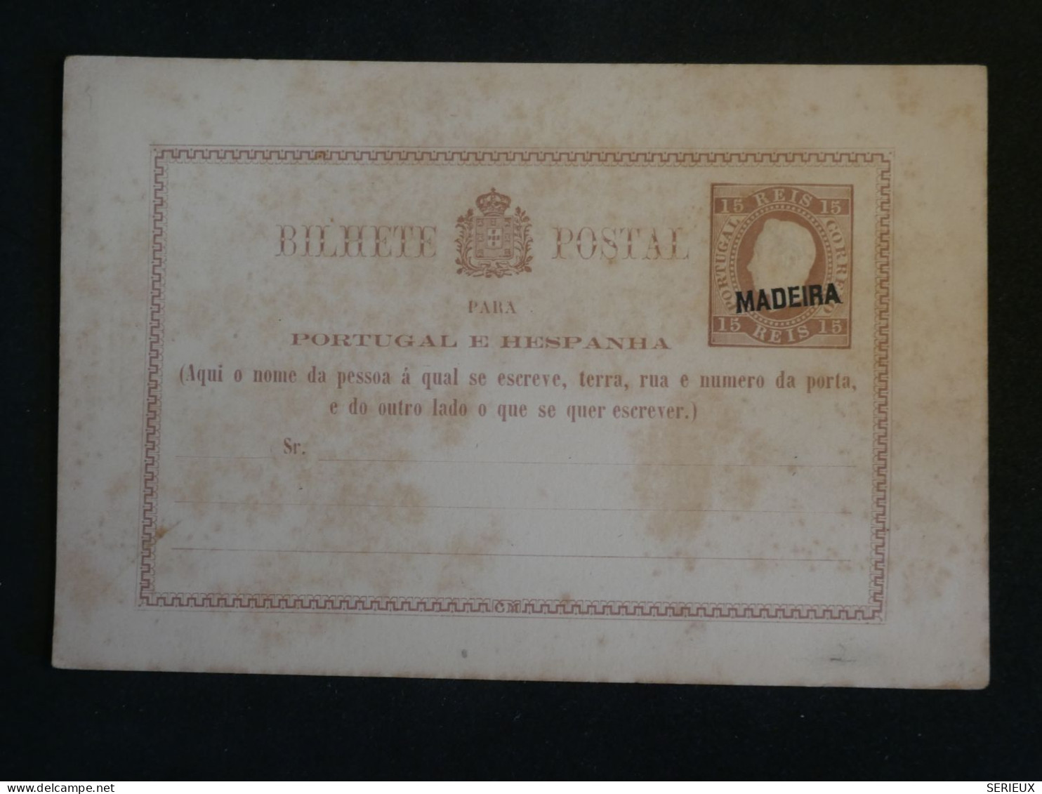 DC1 MADEIRA   BELLE CARTE ENTIER    1900  +NON VOYAGEE++ - Portugiesisch-Afrika