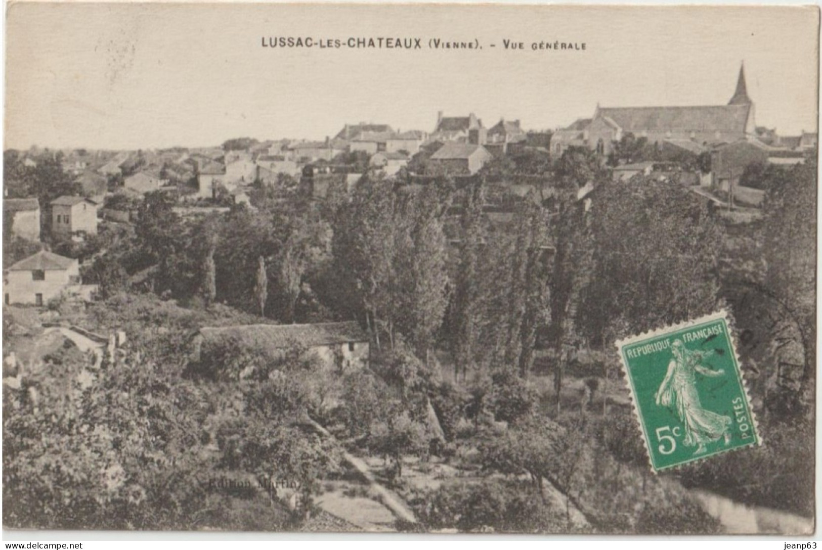 LUSSAC-les-CHATEAU  - Vue Générale - Lussac Les Chateaux