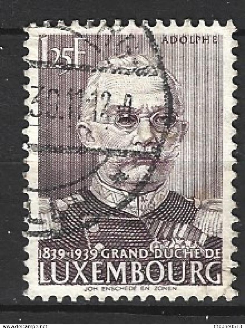 LUXEMBOURG. N°317 Oblitéré De 1939. Grand-Duc Adolphe 1er. - Usados