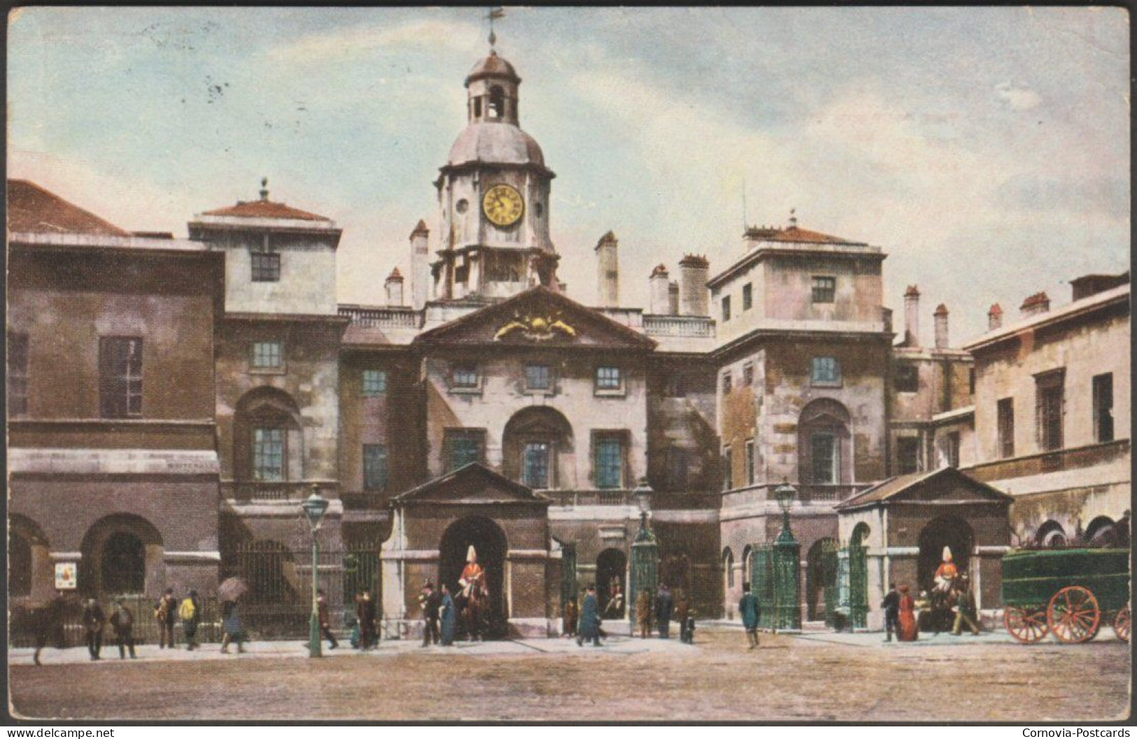 Horse Guards, Whitehall, London, 1911 - Hildesheimer Postcard - Whitehall