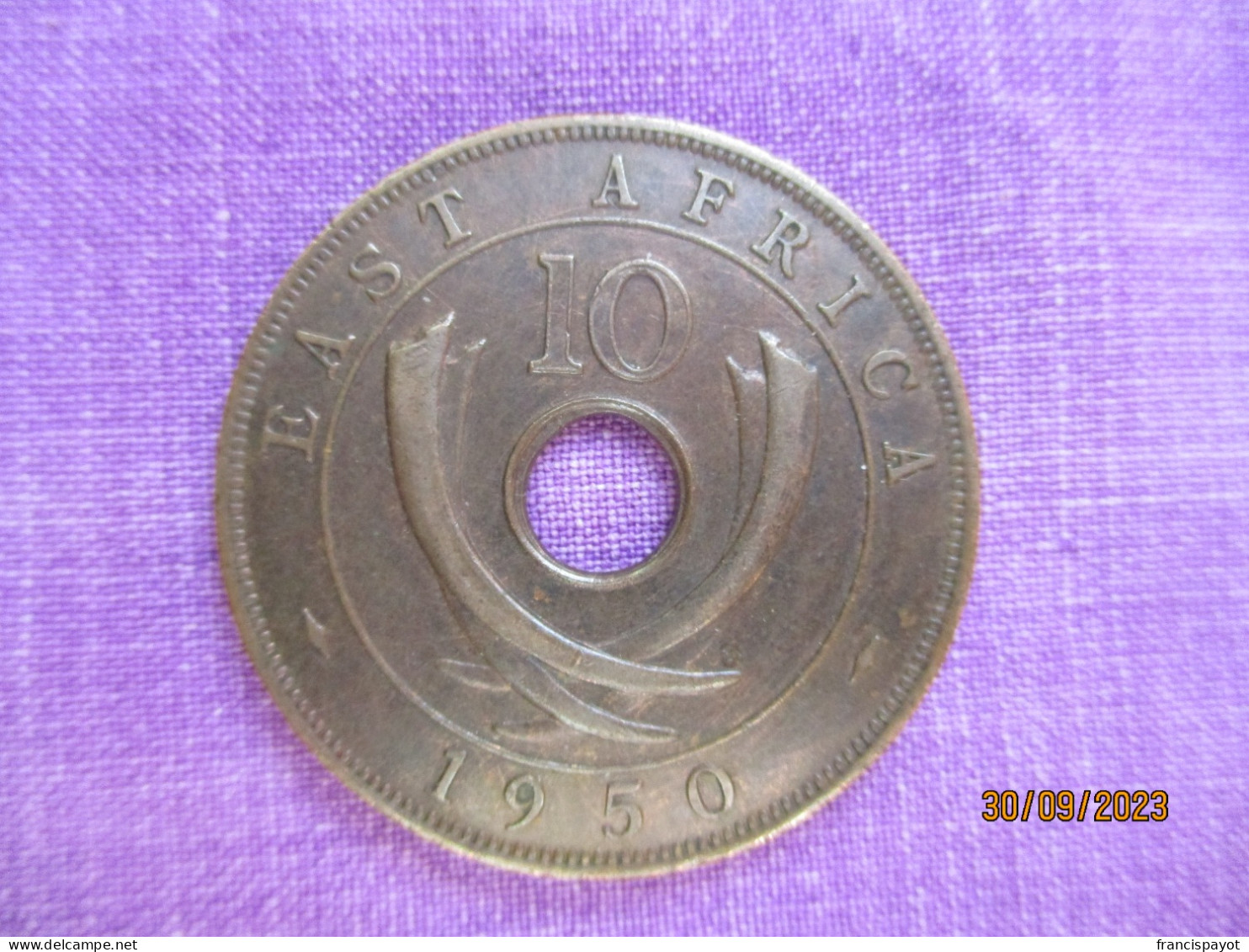 British East Africa: 10 Cents 1950 - Britische Kolonie