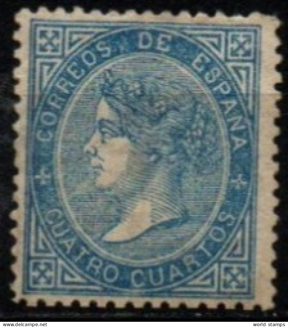 ESPAGNE 1867-9 * - Unused Stamps