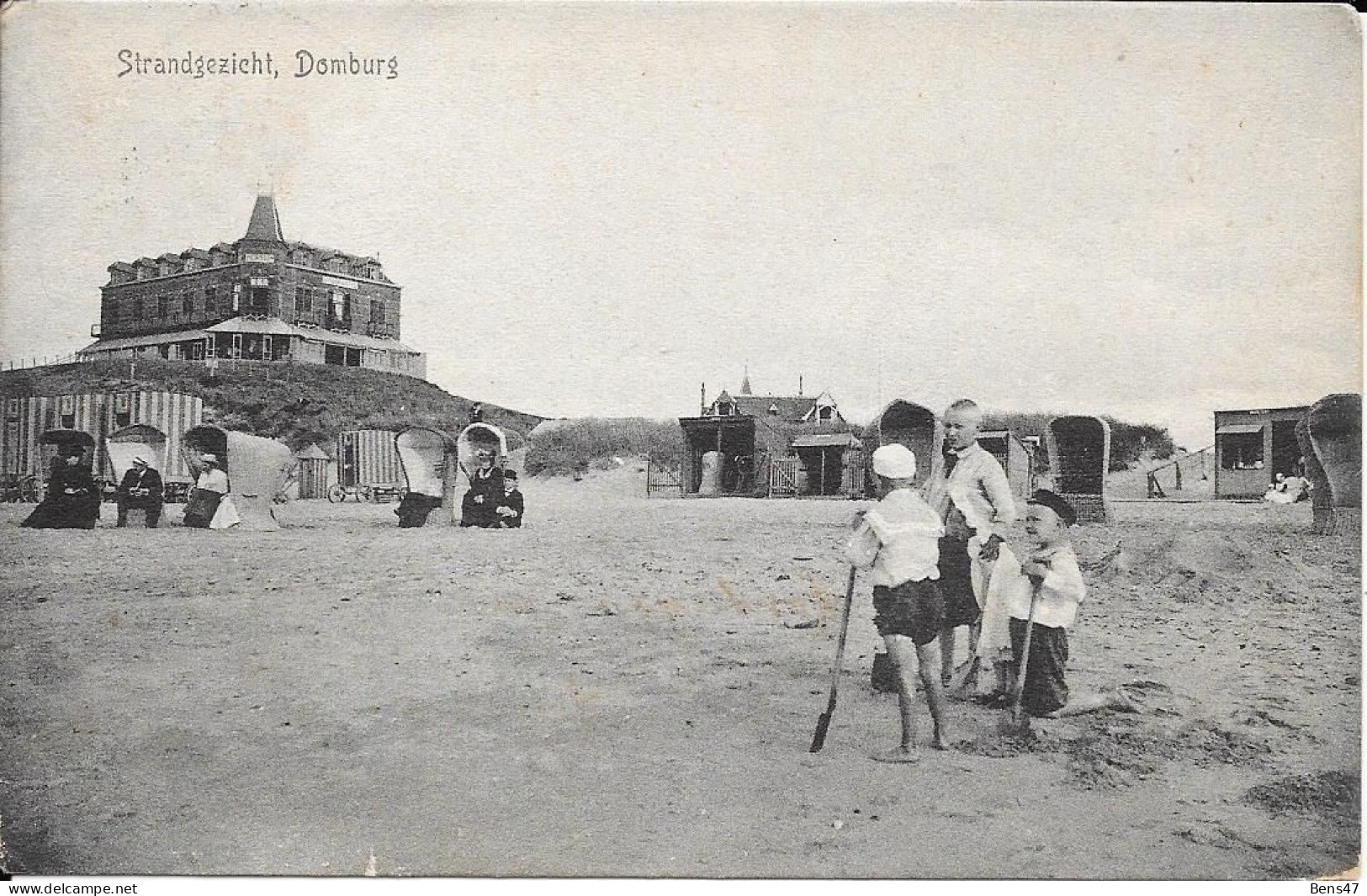 Domburg Strandgezicht 11-6-1906 - Domburg