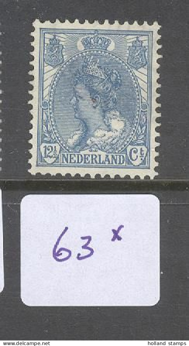 Nederland 1899 NVPH Nr 63 Ongebruikt - Nuovi