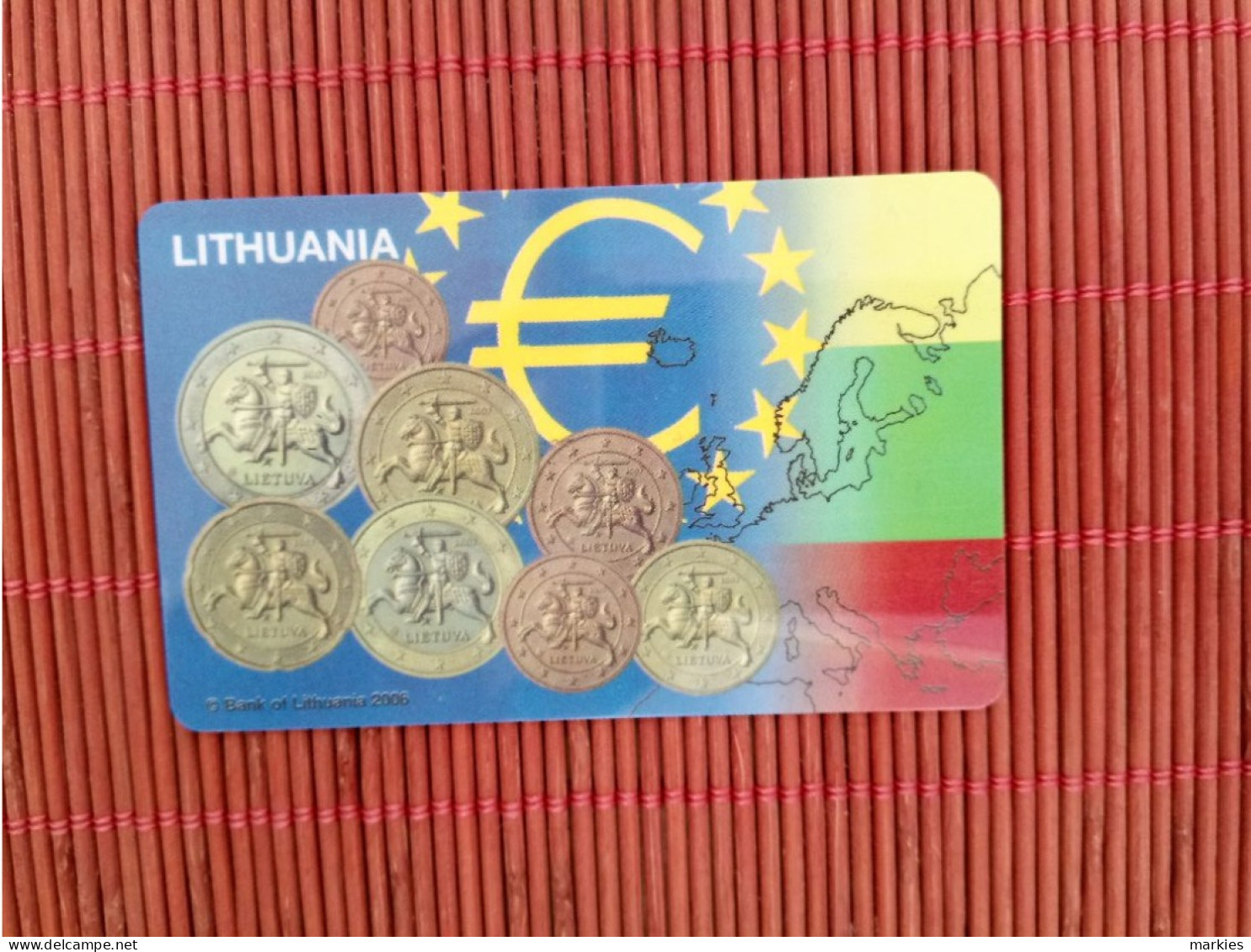 Coins Euros Prepaidcard Mint 2 Photos Rare - With Chip