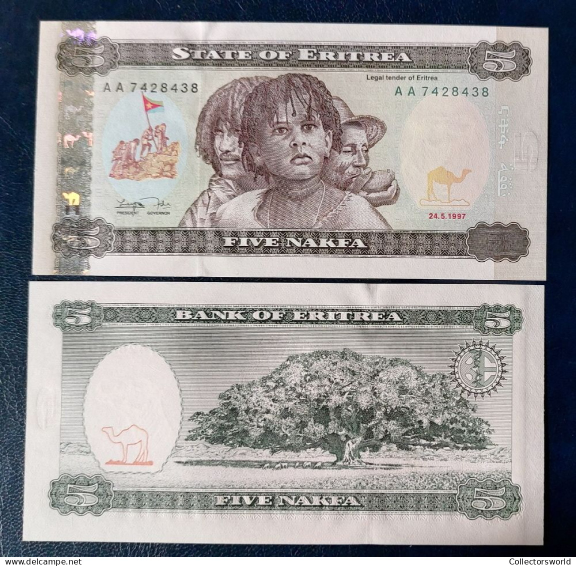 Eritrea 5 Nafka Year 1997 P2 UNC - Erythrée