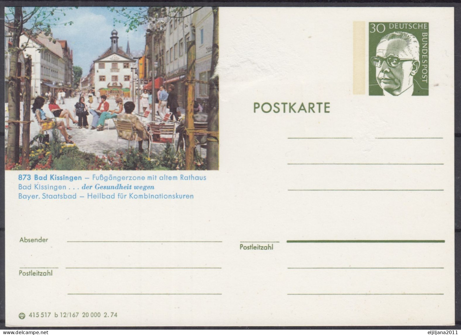 SALE !! 50 % OFF !! ⁕ Germany 1969 - 2011 ⁕ nice collection / lot of 11 postcad & cover / FDC ⁕ scan all scan