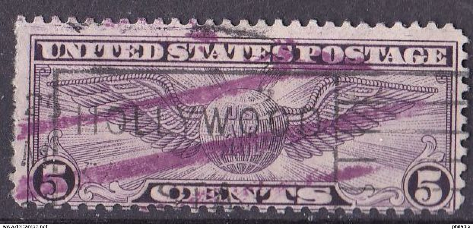USA Luftpost Marke Von 1930 O/used (A3-34) - 1a. 1918-1940 Afgestempeld