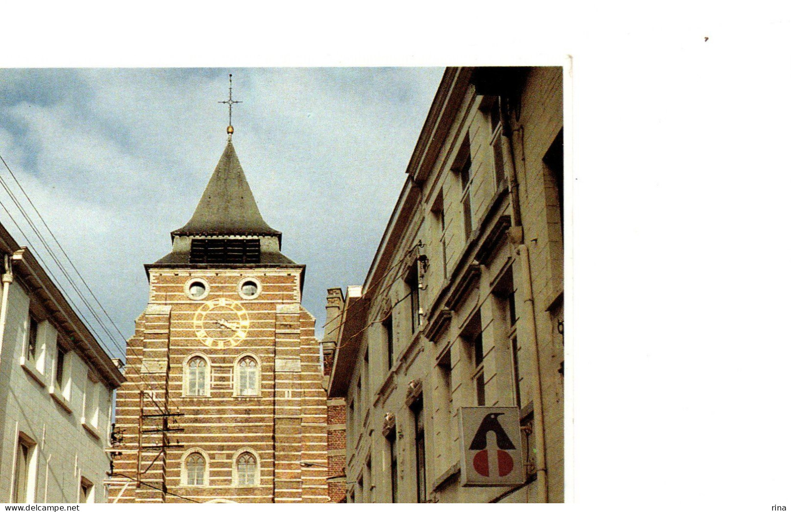 Wavre Rue Du Commerce Et Eglise Paroissiale ST Jean Baptiste - Wavre