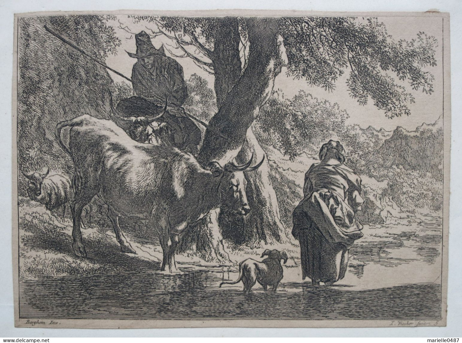 Jan De Visscher (1636-1693) Suite De 15 Planches - Before 18th Century