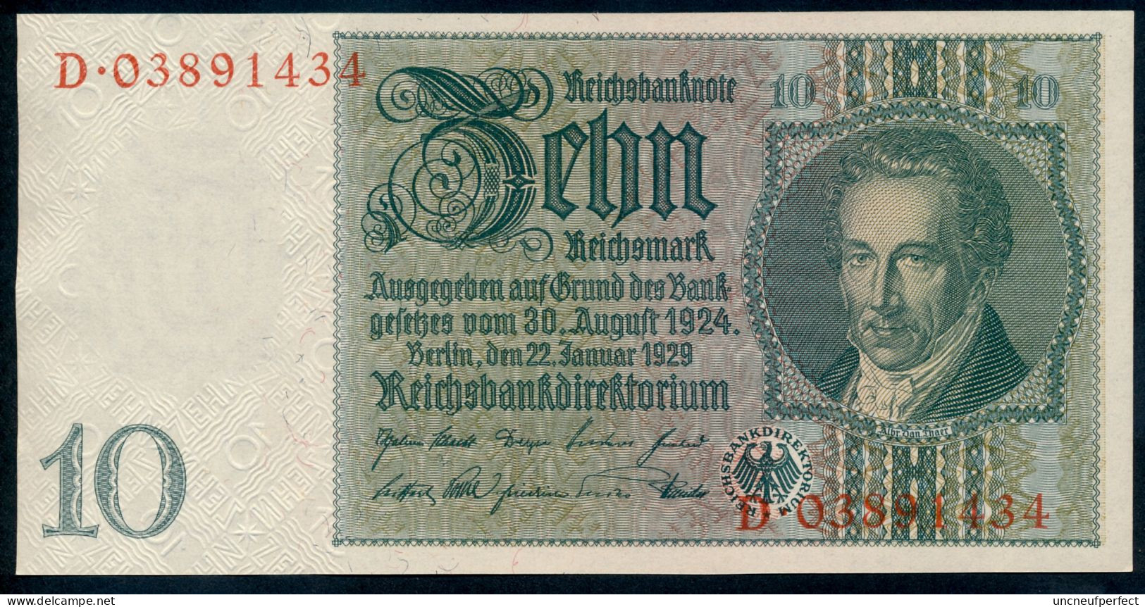 Pick 180b Ro 173c DEU-183c  10 Mark 1945 UNC NEUF - 10 Reichsmark