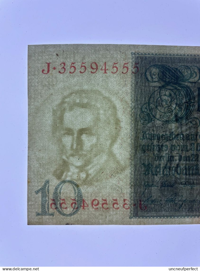 Pick 180b Ro 173c DEU-183c  10 Mark 1945 UNC NEUF - 10 Reichsmark