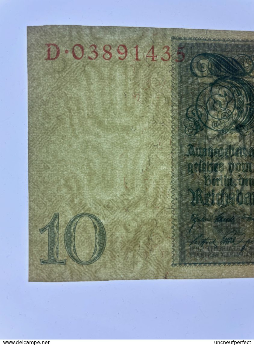 Pick 180b Ro 173c DEU-183c  10 Mark 1945 UNC NEUF - 10 Reichsmark