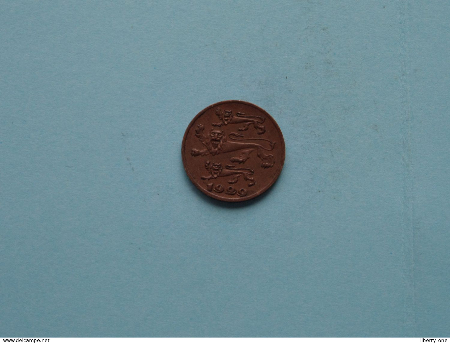 1929 - 1 Sent ( Uncleaned Coin / For Grade, Please See Photo ) ! - Estland