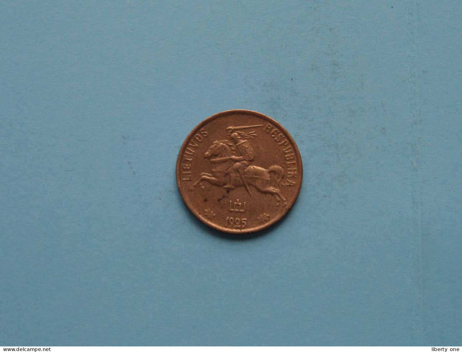 1925 - 5 Centai Penki ( Uncleaned Coin / For Grade, Please See Photo ) ! - Lituanie