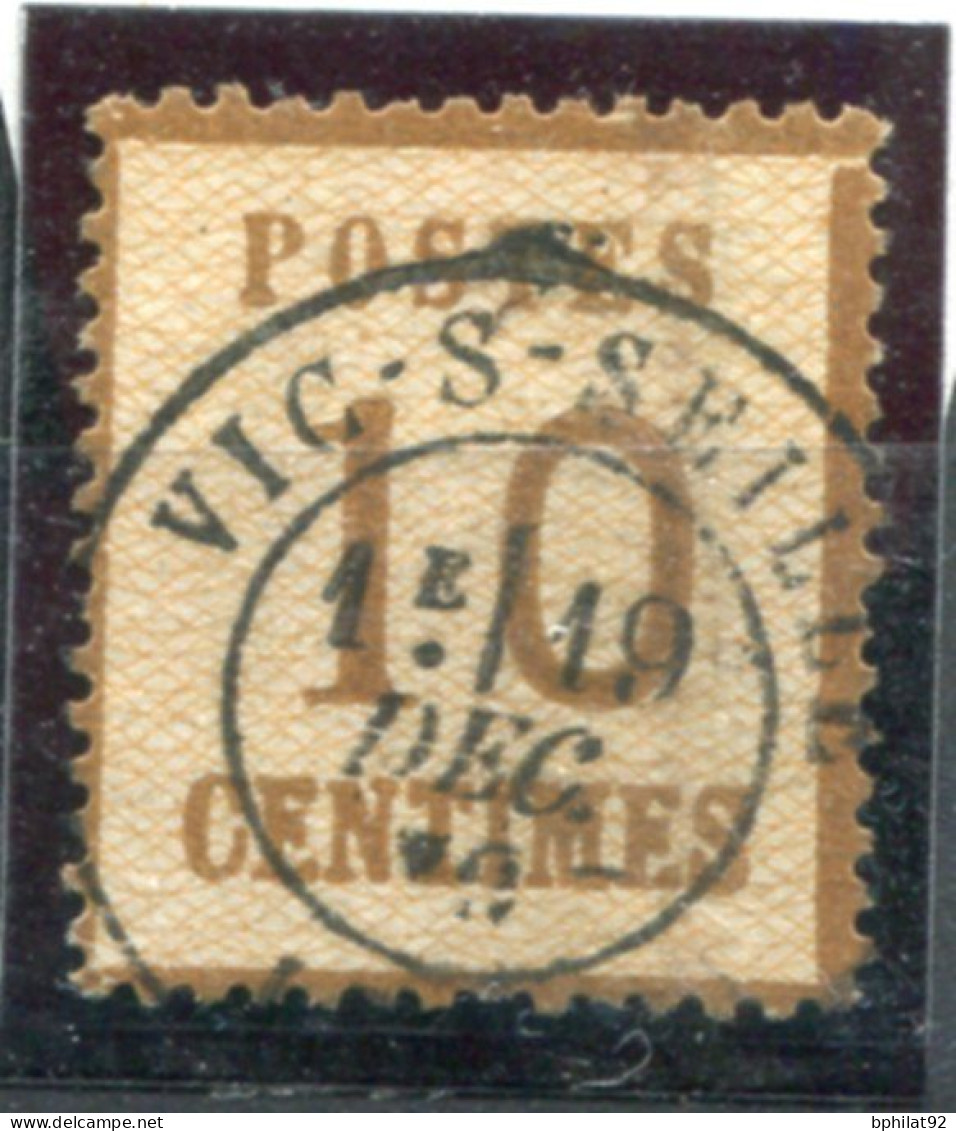 !!! ALSACE LORRAINE, N°5 CACHET DE VIC SUR SEILLE - Usados