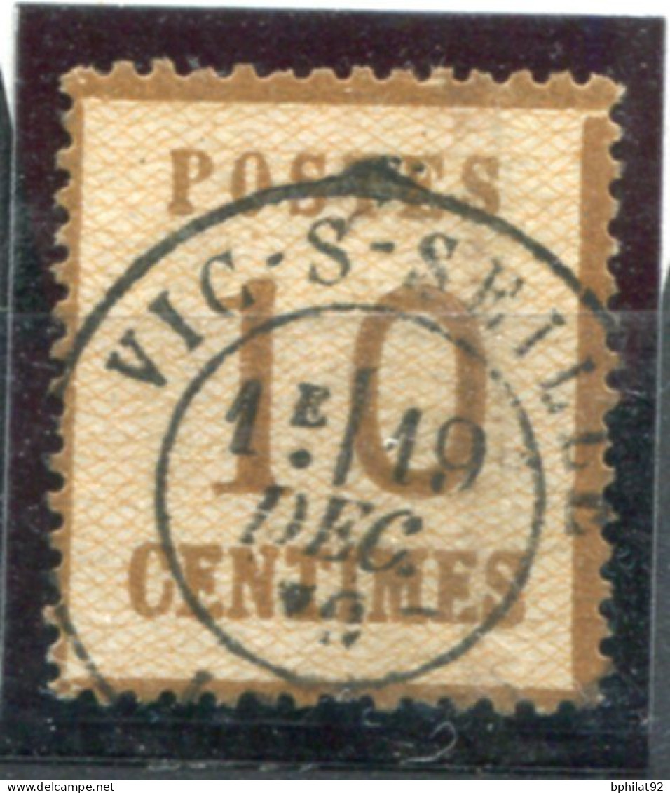 !!! ALSACE LORRAINE, N°5 CACHET DE VIC SUR SEILLE - Used Stamps