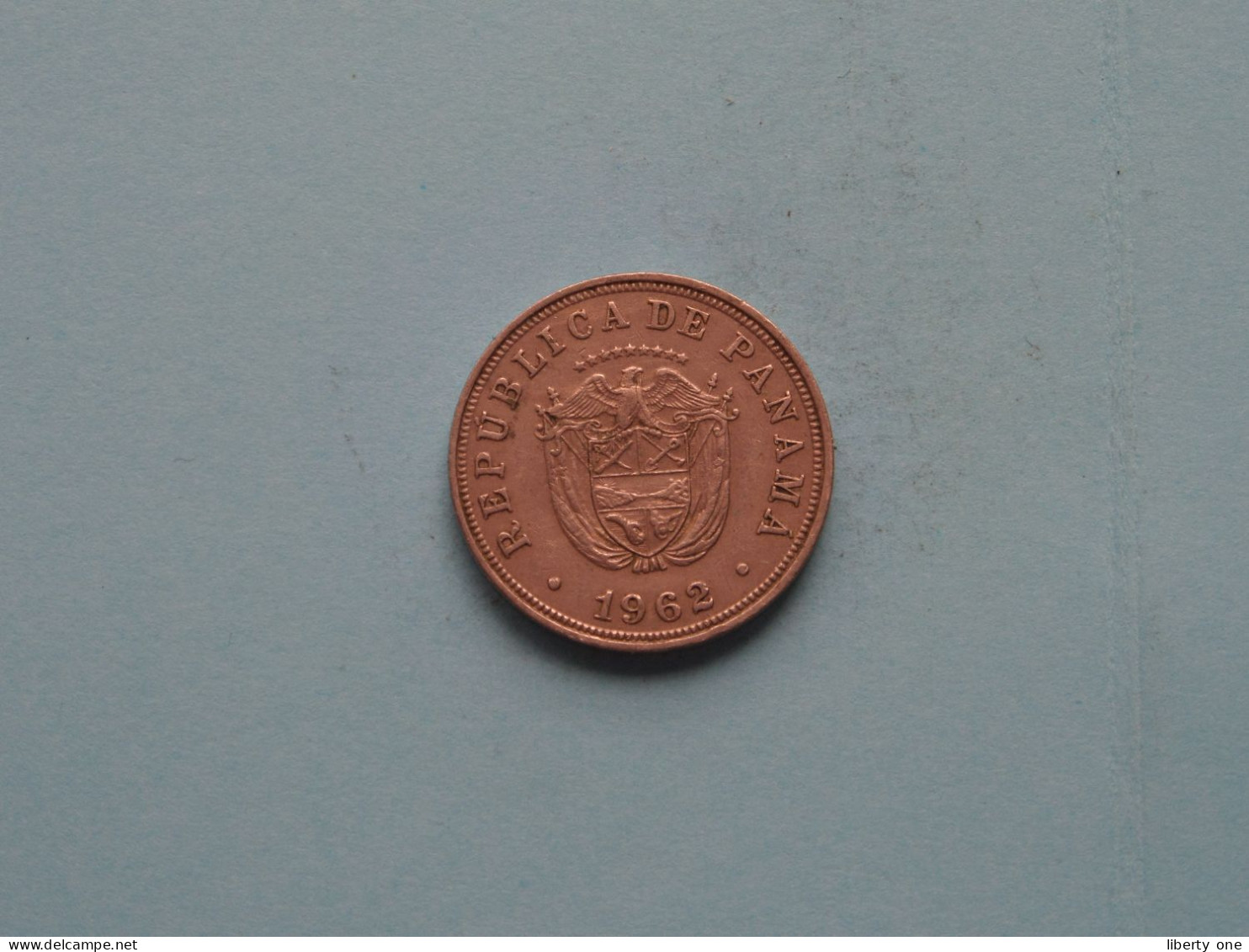 1962 - 5 Centesimos Balboa ( Uncleaned Coin / For Grade, Please See Photo ) ! - Panama