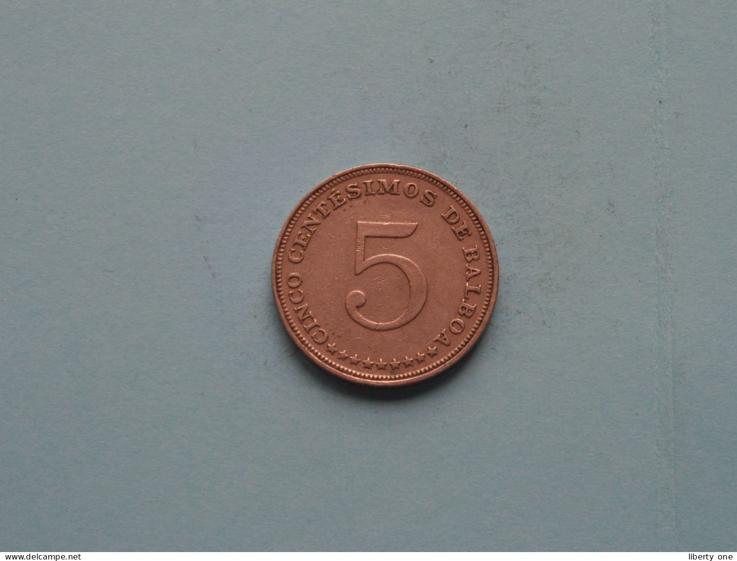 1962 - 5 Centesimos Balboa ( Uncleaned Coin / For Grade, Please See Photo ) ! - Panama