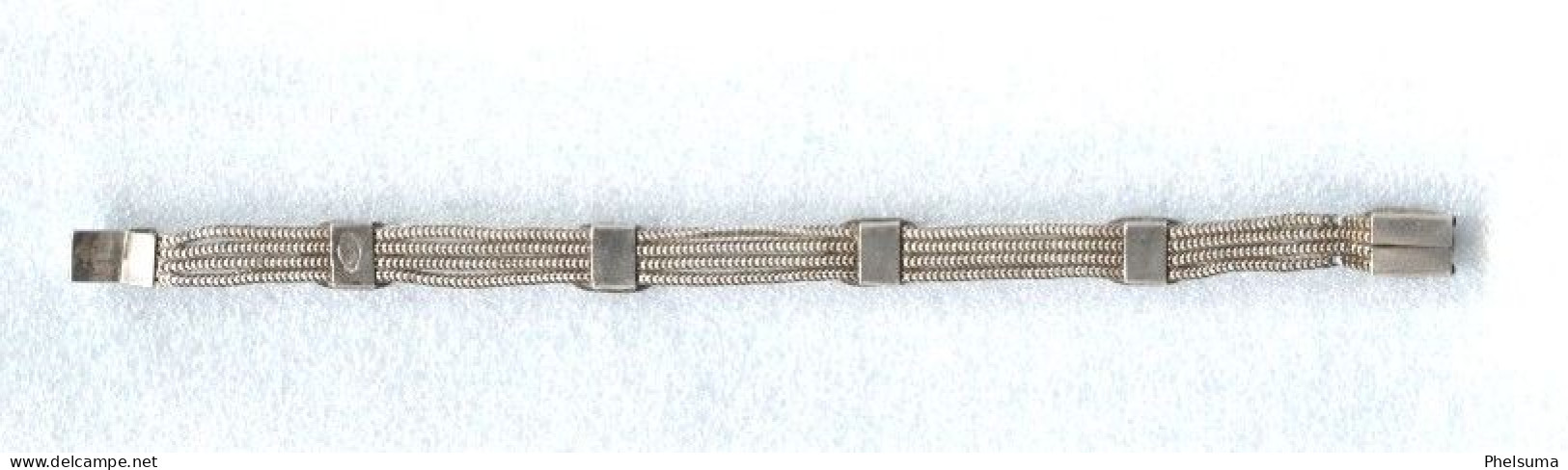 De La REUNION - Délicat Bracelet / Argent 925 - Peut être D'origine Asiatique 18 Cm - Kettingen