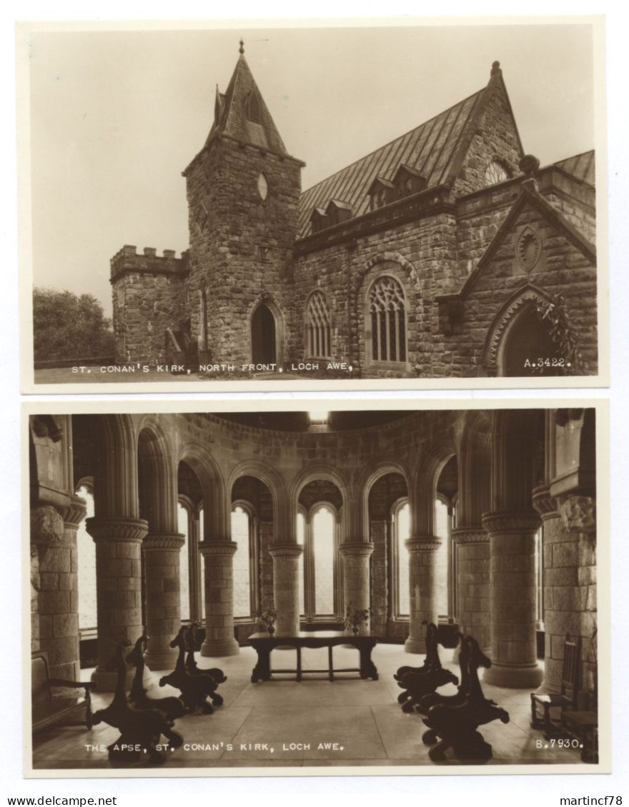 Schottland Loch Awe St. Conan's Kirk North Front + The Apse - Argyllshire