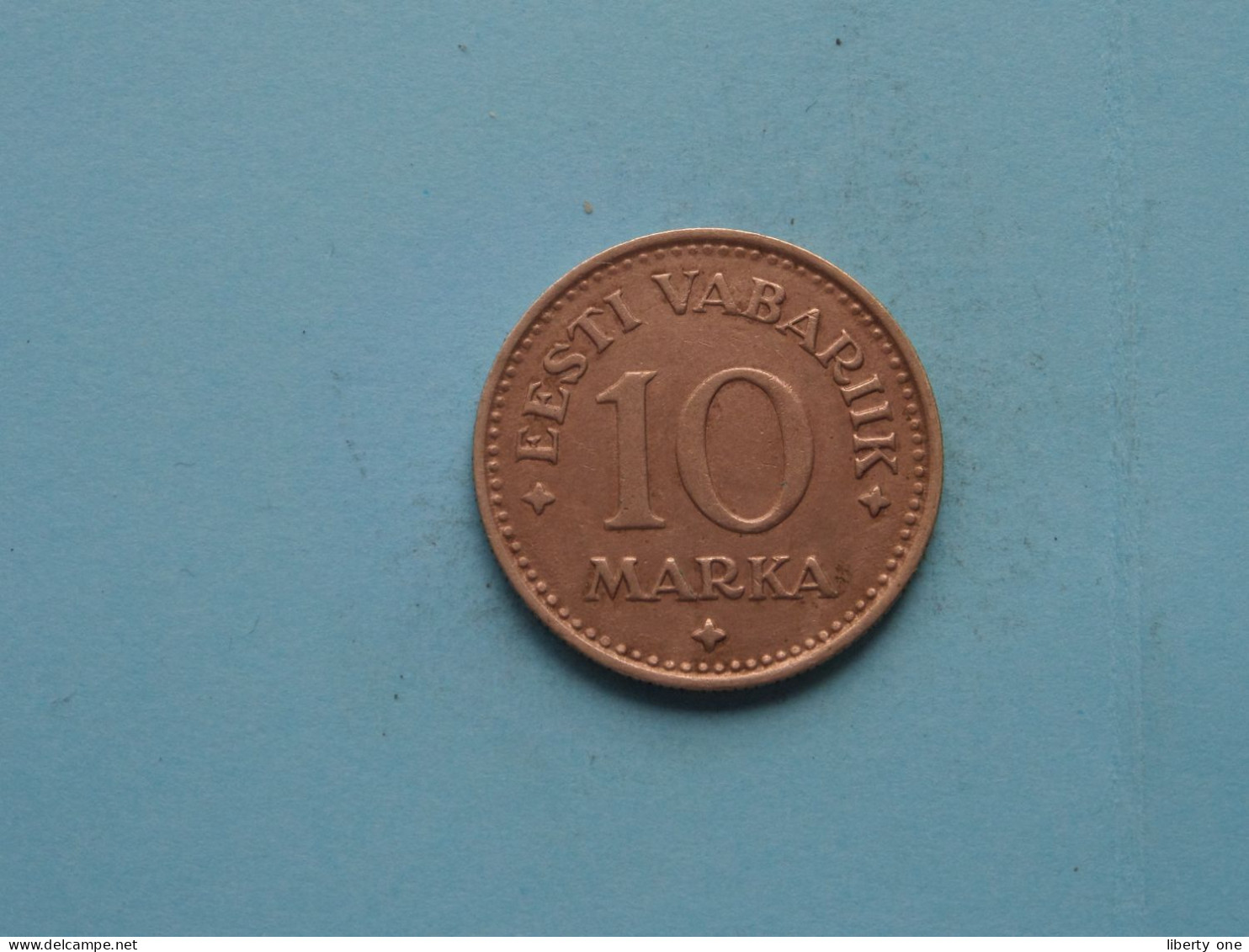 1925 - 10 Marka ( Uncleaned Coin / For Grade, Please See Photo ) ! - Estonie