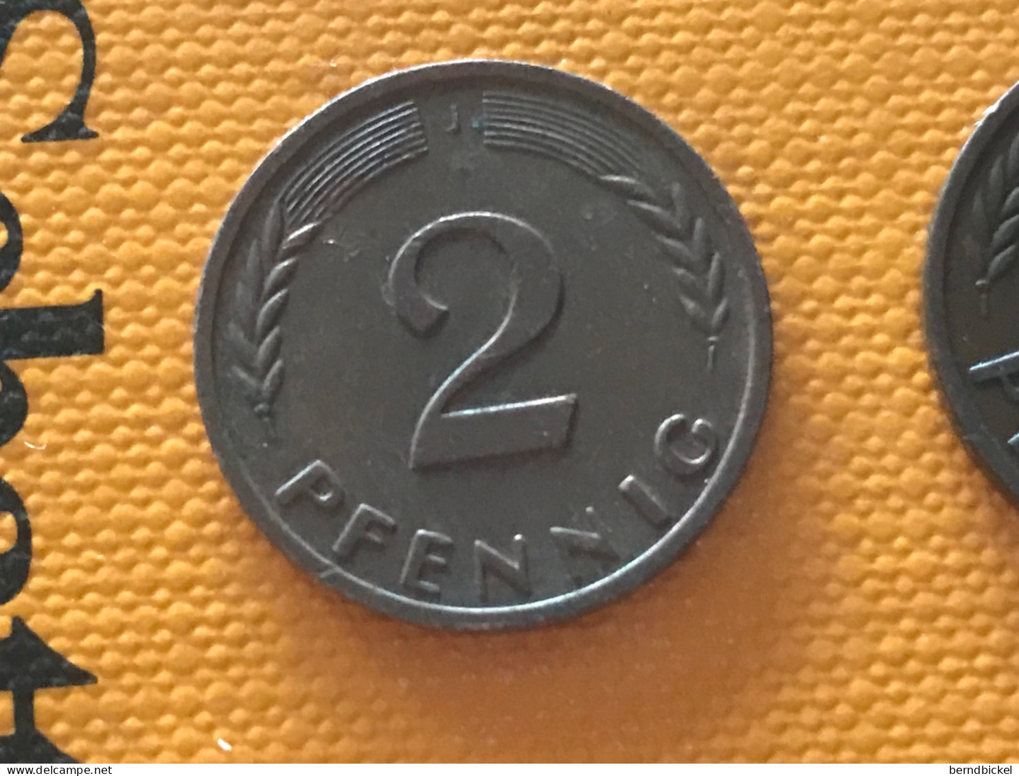 Münze Münzen Umlaufmünze Deutschland BRD 2 Pfennig 1970 Münzzeichen J - 2 Pfennig