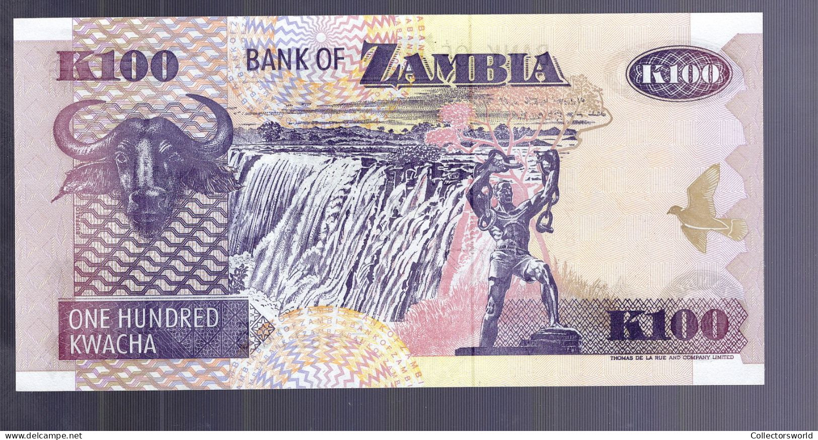 Zambia 100 Kwacha 1992 P38b UNC - Zambie