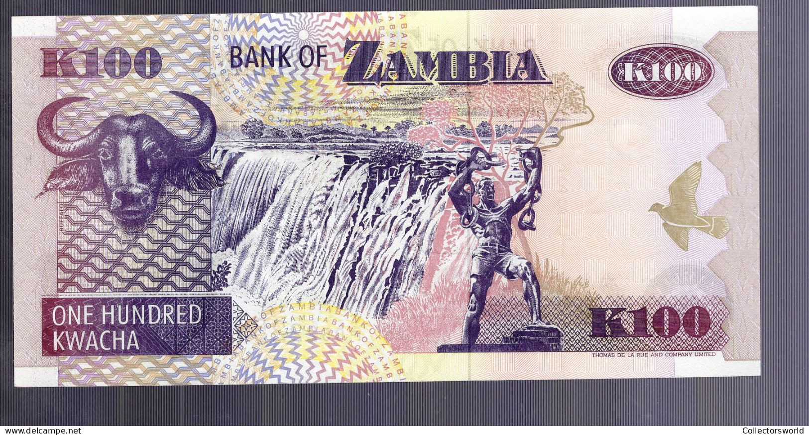 Zambia 100 Kwacha 1992 P38a UNC - Zambie