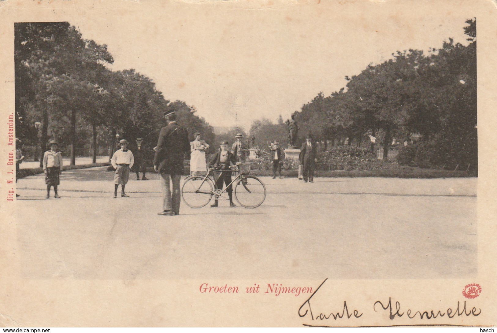 4912 340 Nijmegen, Groeten Uit Nijmegen. 1901.  - Nijmegen