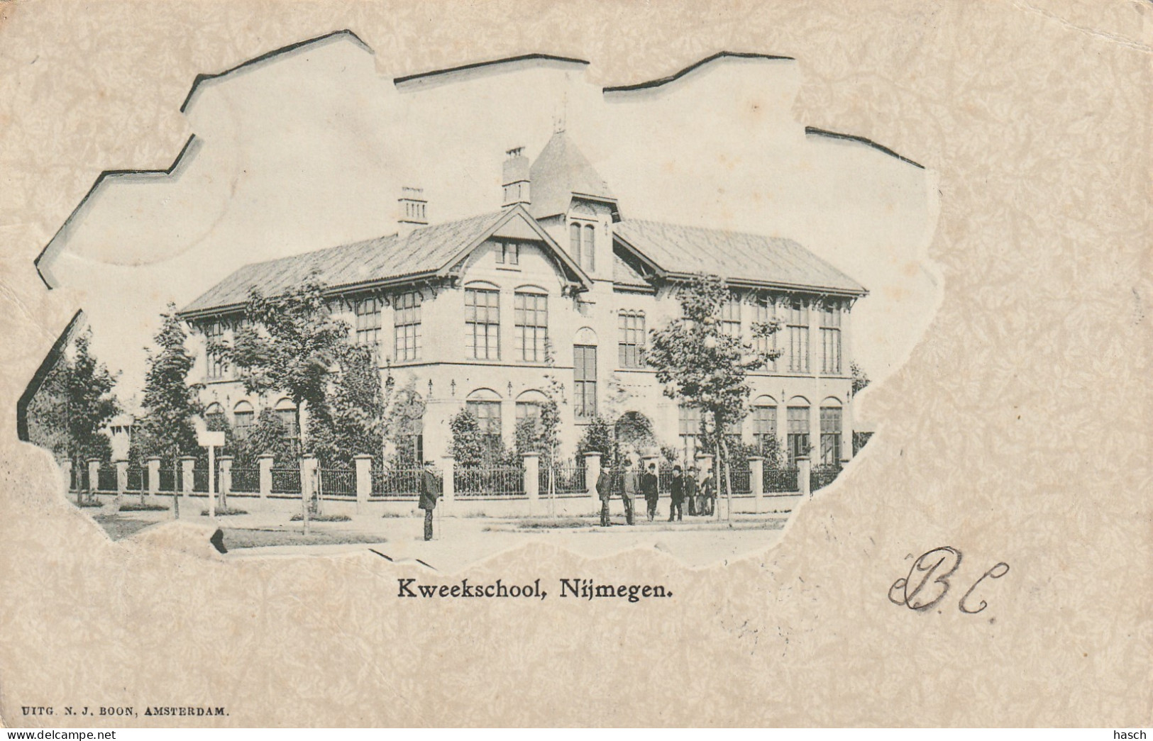 4912 343 Nijmegen, Kweekschool, 1902.  - Nijmegen