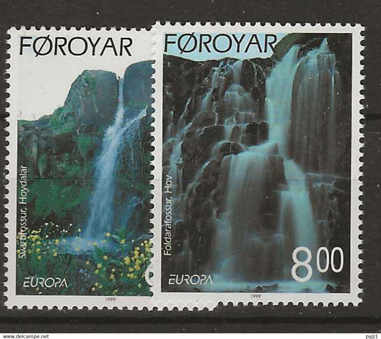 1999 MNH Faroer Postfris** - 1999