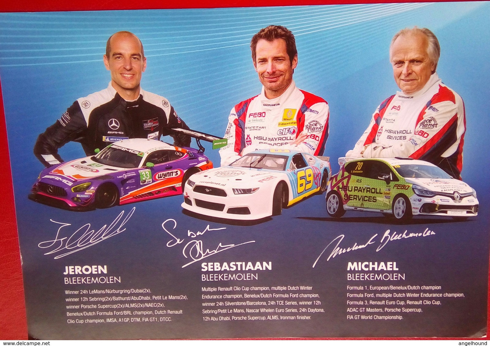 Bleekwmolen Racing - Autographes