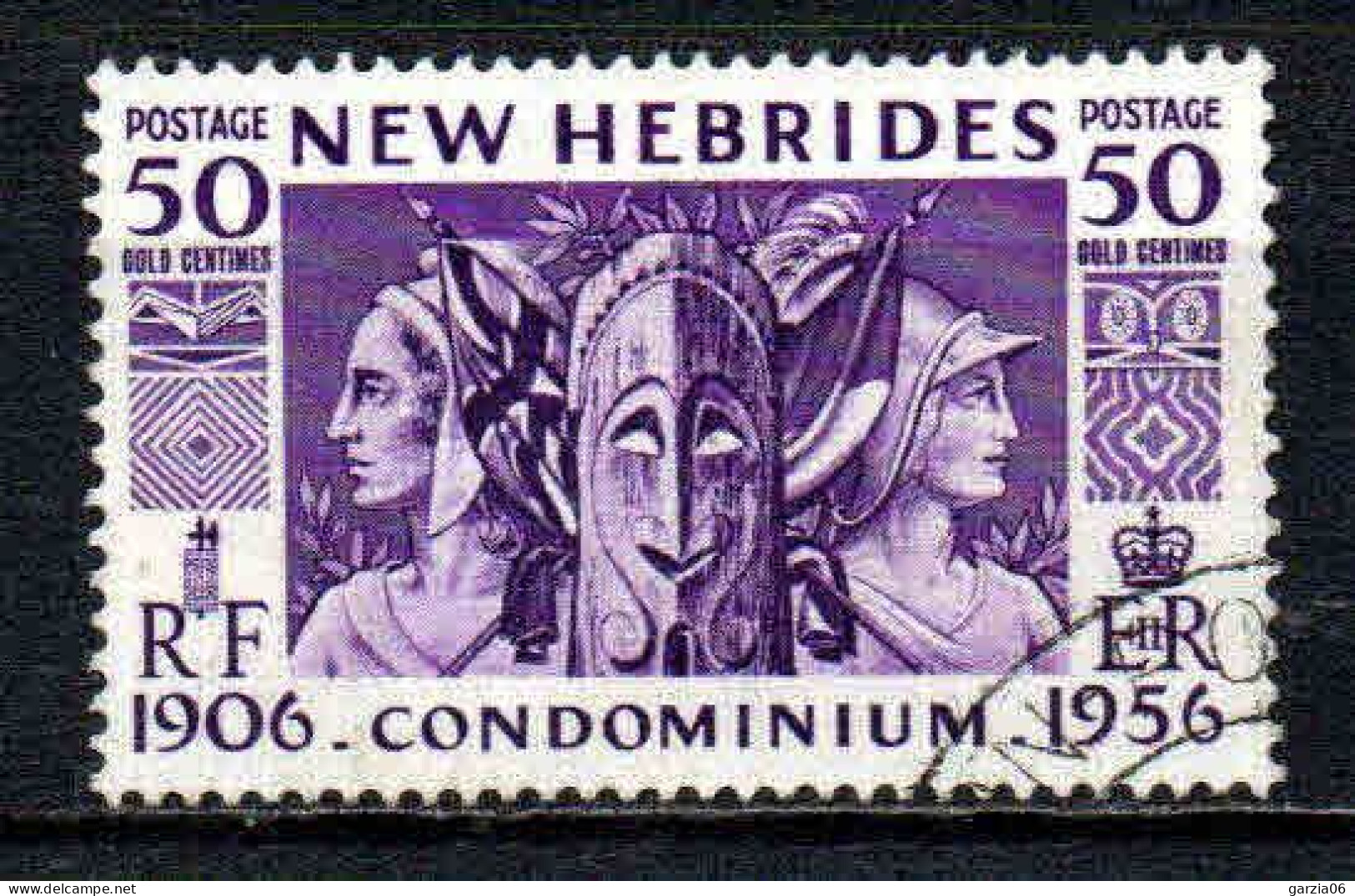 Nouvelles Hébrides - 1956 - Cinquantenaire   -- N° 174 - Oblit -Used - Usati