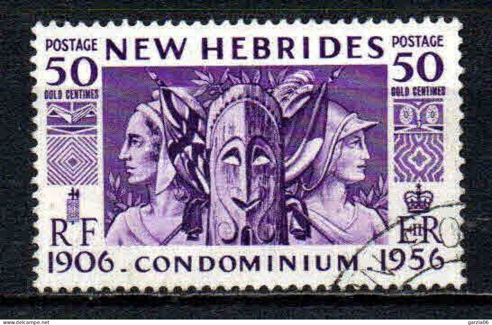 Nouvelles Hébrides - 1956 - Cinquantenaire   -- N° 174 - Oblit -Used - Oblitérés