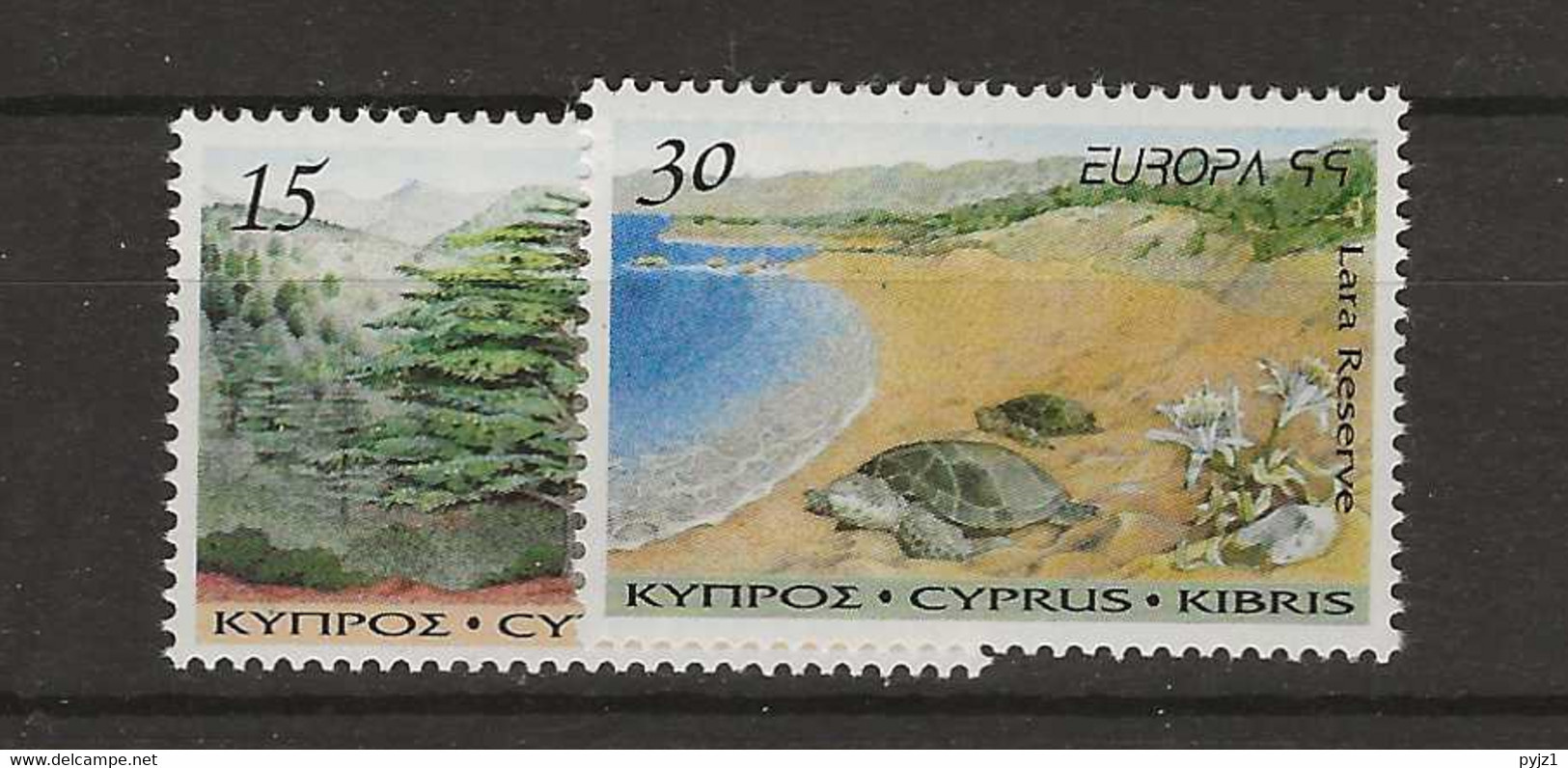 1999 MNH Cyprus Postfris** - 1999