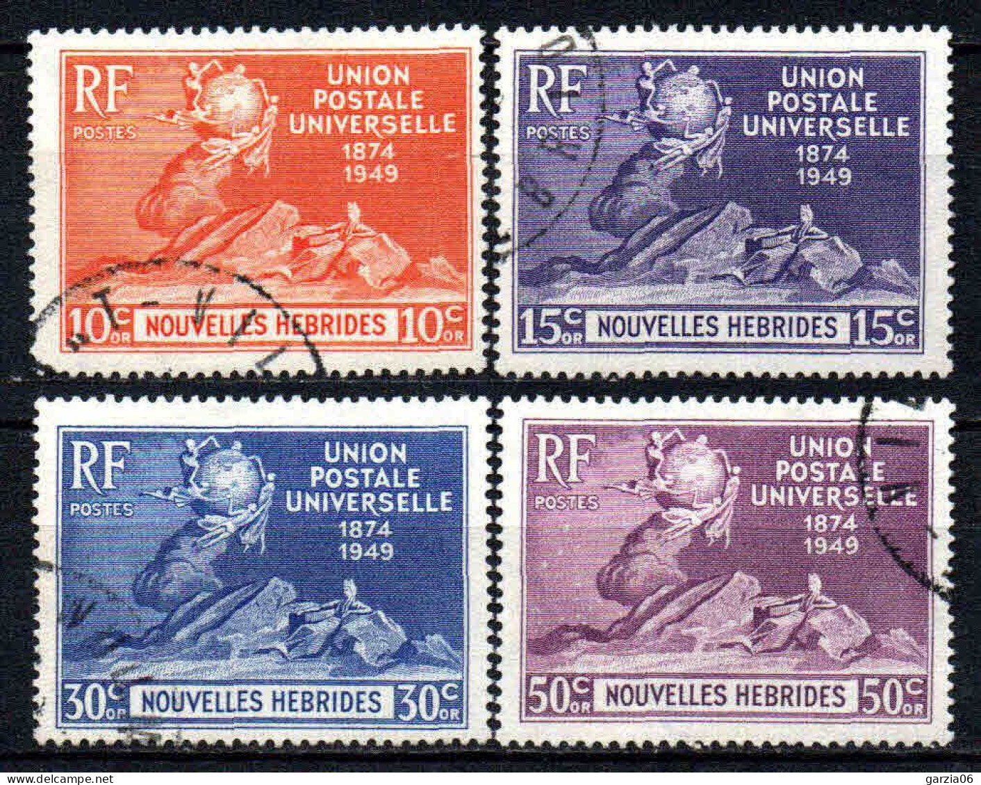 Nouvelles Hébrides  - 1949 - UPU  - N°  136 à 139 - Oblit - Used - Gebruikt