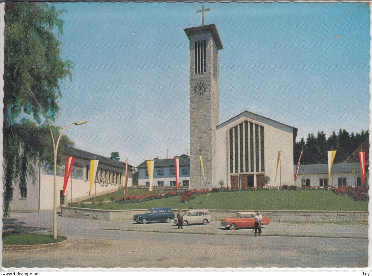 BAD SCHALLERBACH - Lourdes - Jubiläumskirche Mit Paffhof Und Saal - Bad Schallerbach