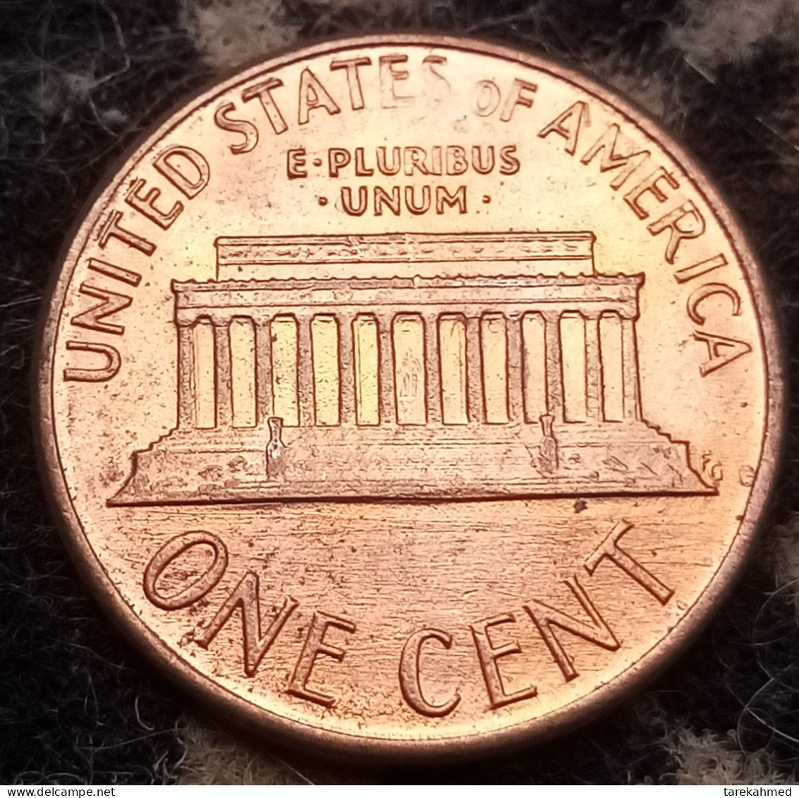 Error, MEMORIAL , USA, 1 CENT, 1987, UNC, Irregular Surface As Shown At (we Trust) - Errores