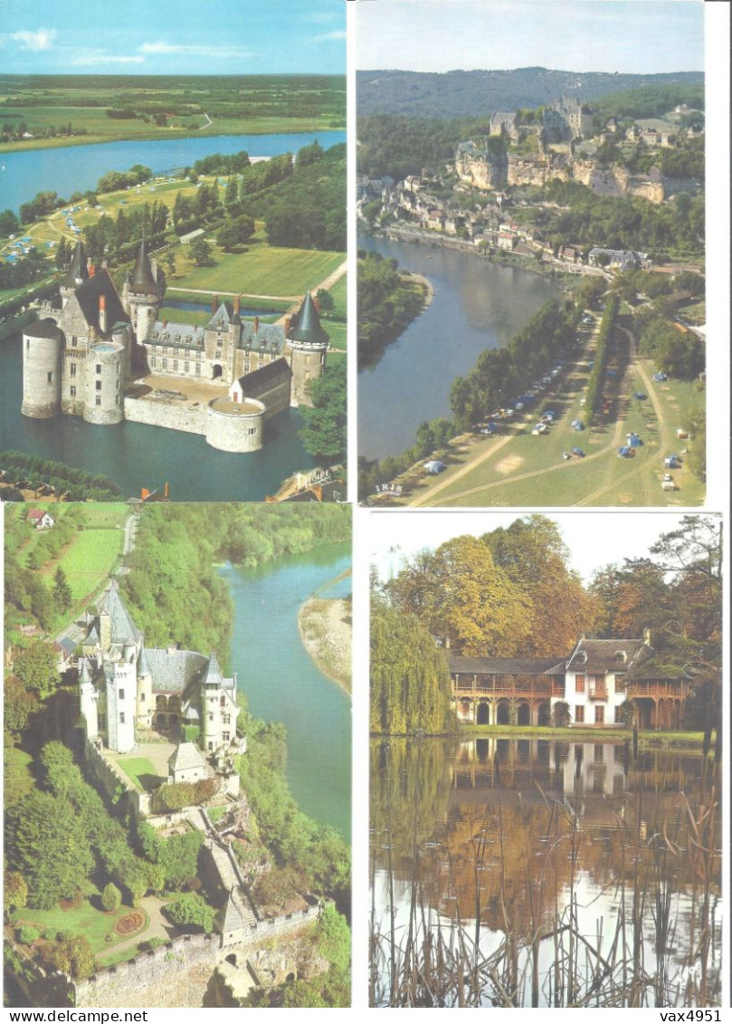 THEME CHATEAUX EXTERIEURS INTERIEURS   ETC     LOT DE 500  CARTES       *****        A  SAISIR ***** - 500 Postkaarten Min.