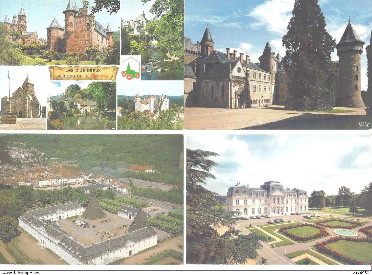 THEME CHATEAUX EXTERIEURS INTERIEURS   ETC     LOT DE 500  CARTES       *****        A  SAISIR *****