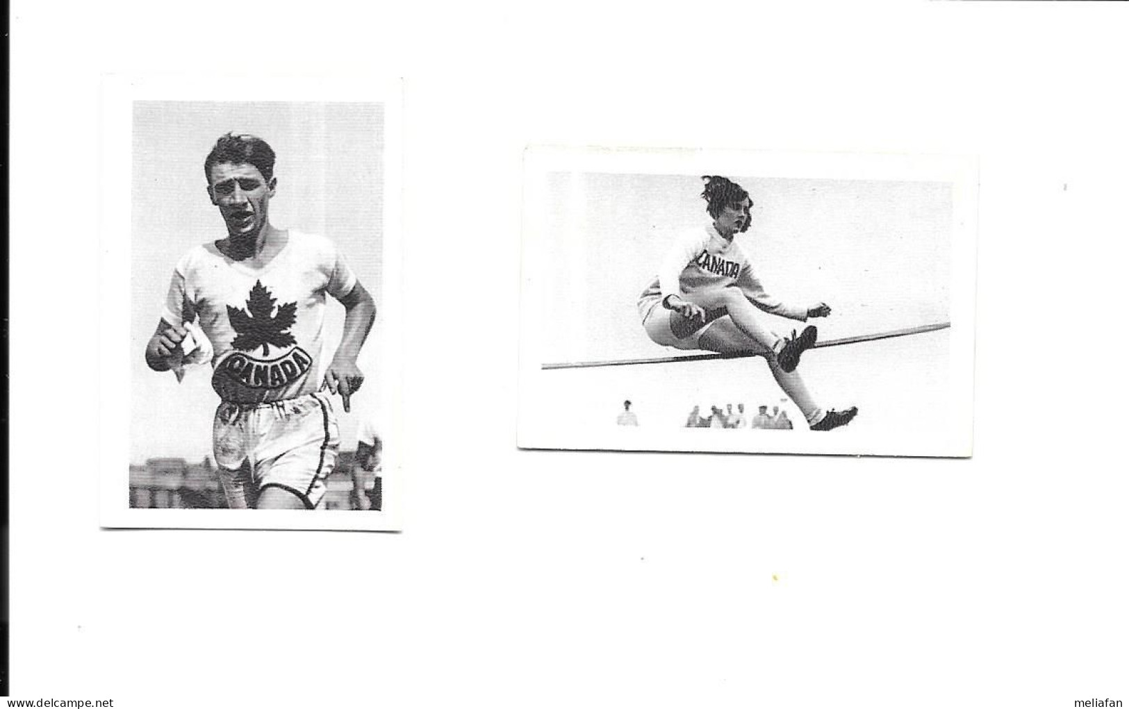 DB80 - VIGNETTE CIGARETTES BULGARIA - ATHLETISME - PERCY WILLIAMS - ETHEL CATHERWOOD - Athlétisme