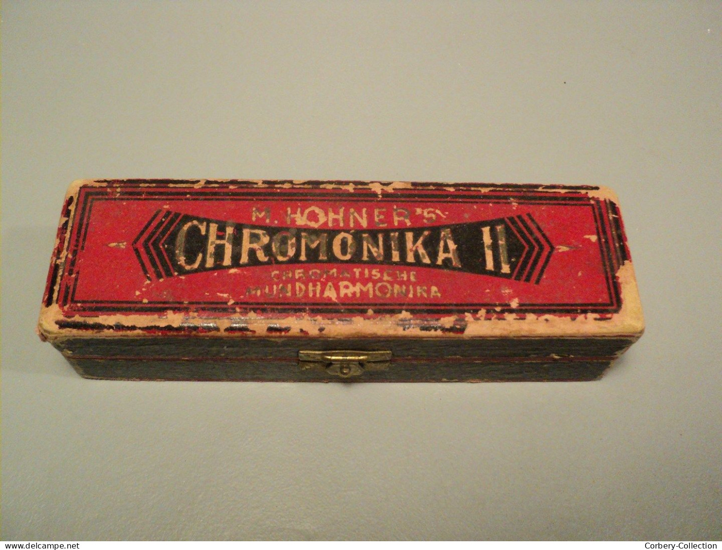 Ancien Harmonica " Chromonika II " Hohner Vintage Instrument. - Instrumentos De Música