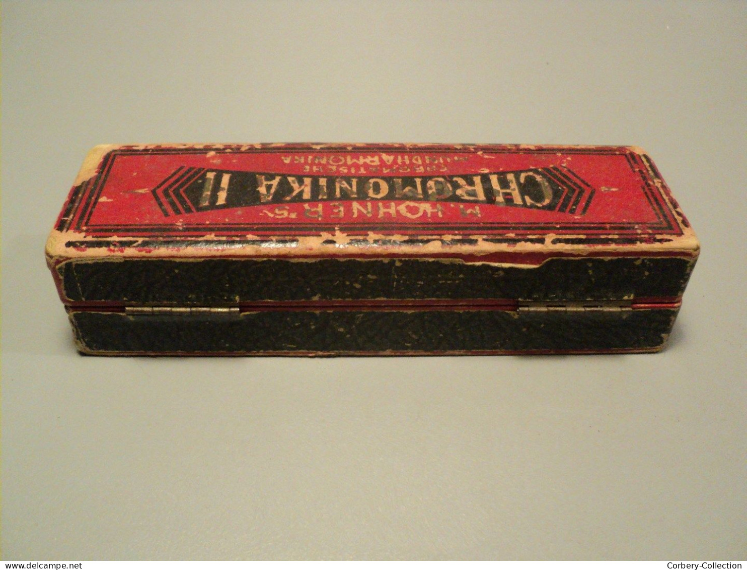 Ancien Harmonica " Chromonika II " Hohner Vintage Instrument. - Muziekinstrumenten