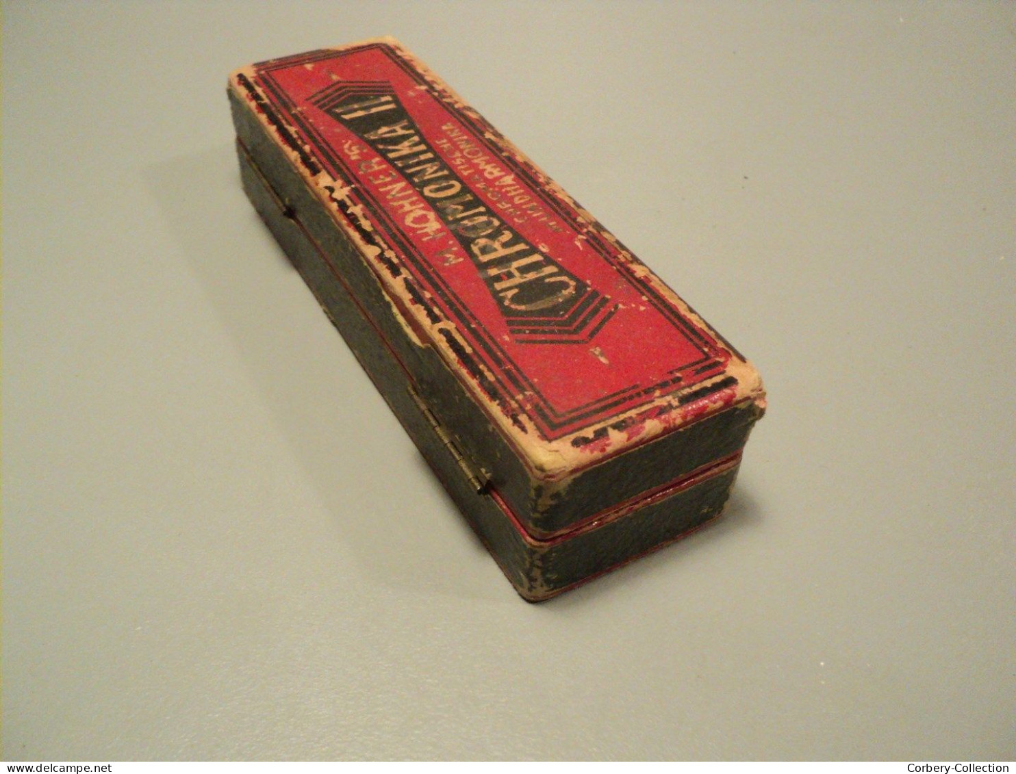 Ancien Harmonica " Chromonika II " Hohner Vintage Instrument. - Musikinstrumente