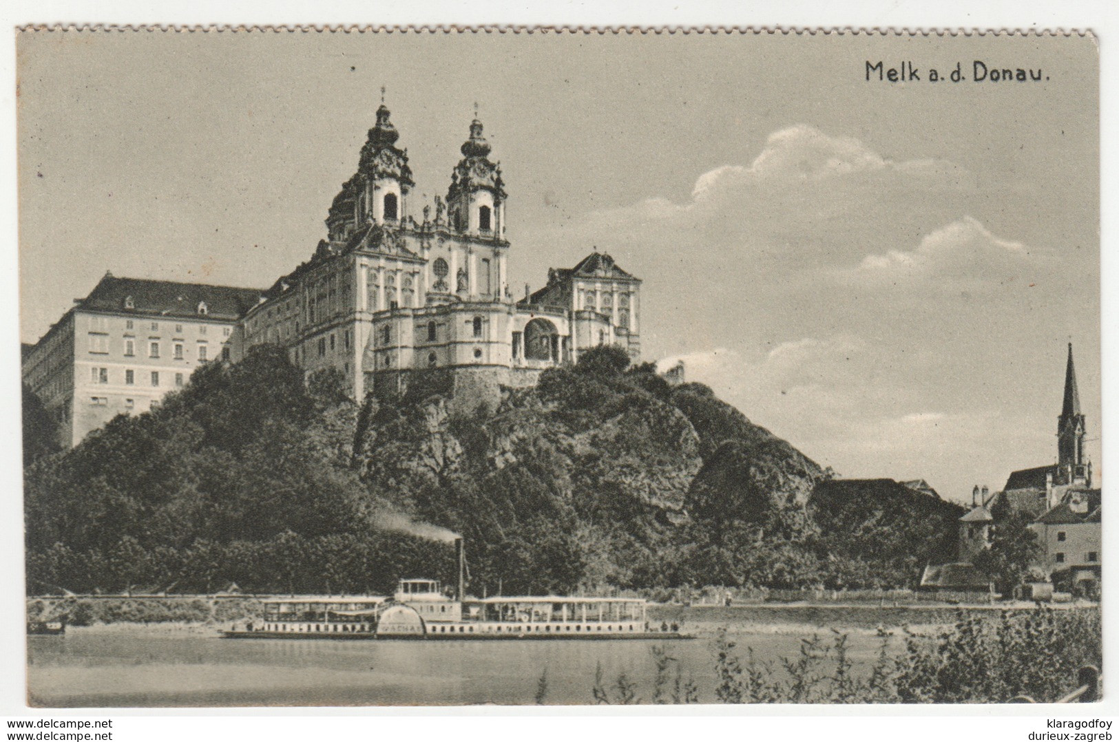 Melk An Der Donau Old Postcard Travelled 1916 St. Pölten Pmk B171205 - Melk