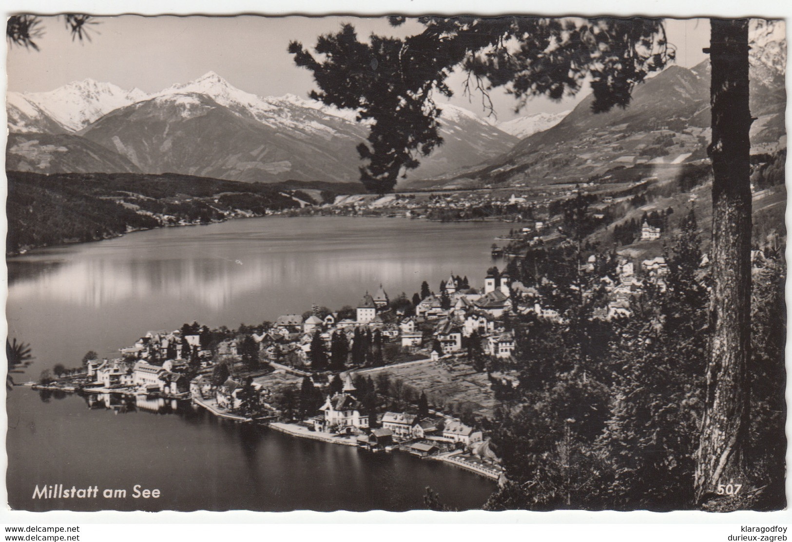 Millstatt Am See Old Postcard Travelled 1960 B170801 - Millstatt