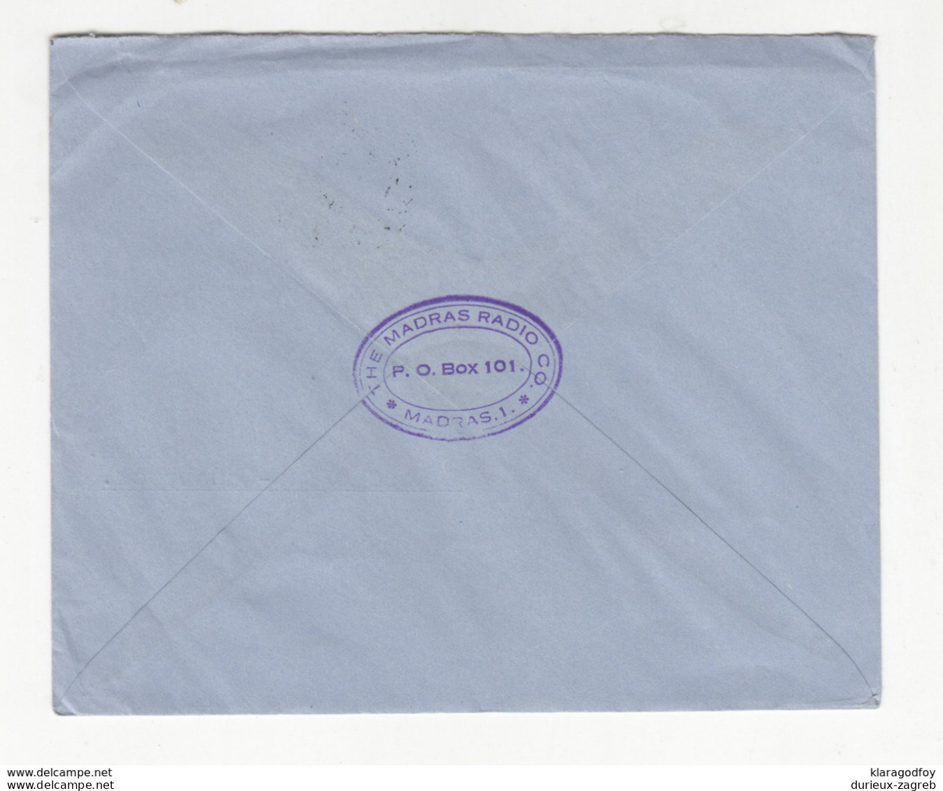 India Postal Stationery Aerogramme Travelled 1954 To Germany B190922 - Luftpost