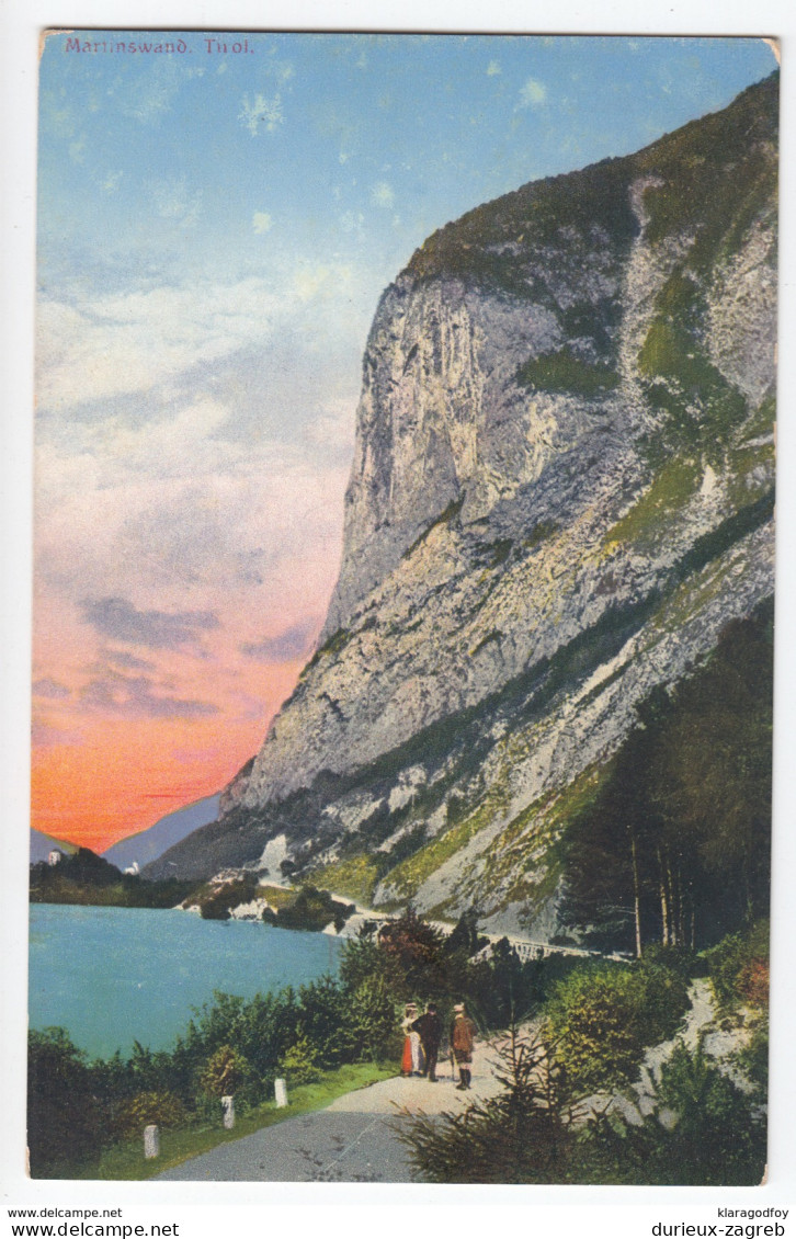 Martinswand Old Postcard Not Travelled B170203 - Zirl